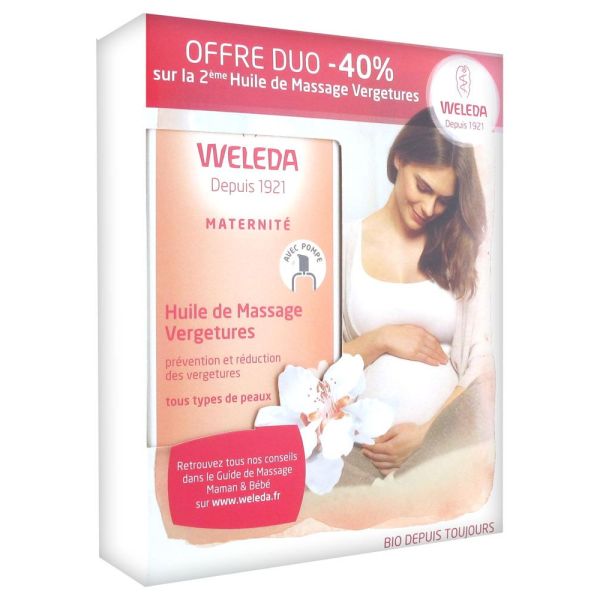 Duo Huile de Massage Vergetures - 2 x 100 ml