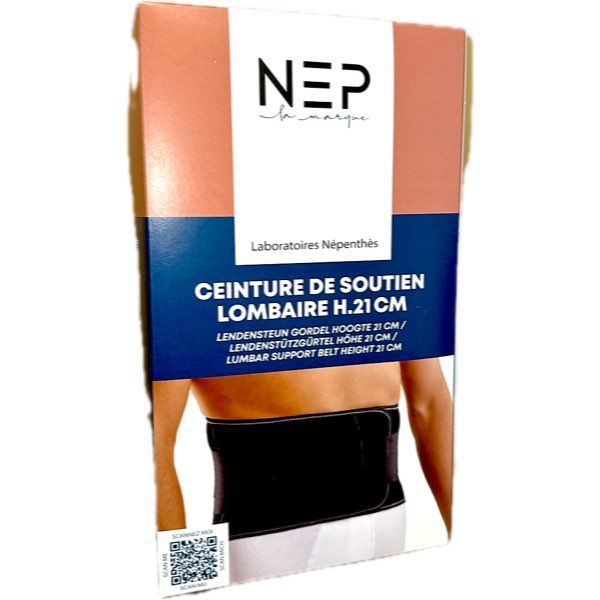 Ceinture Lombaire H21Cm T1 Noir Nep