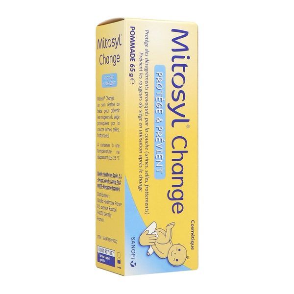 MITOSYL CHANGE POMMADE PROTECTRICE Pommade protectrice pour le change, tube 65 g