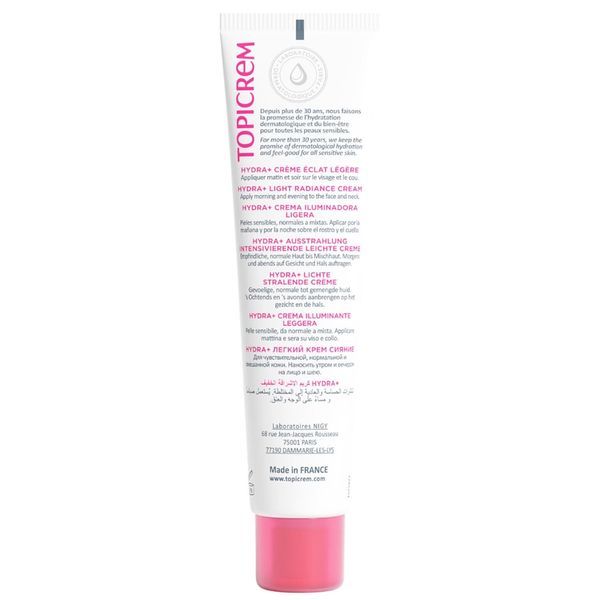 TOPICREM HYDRA+ CREME HYDRATANTE ECLAT LEGERE TUBE 40 ML 1