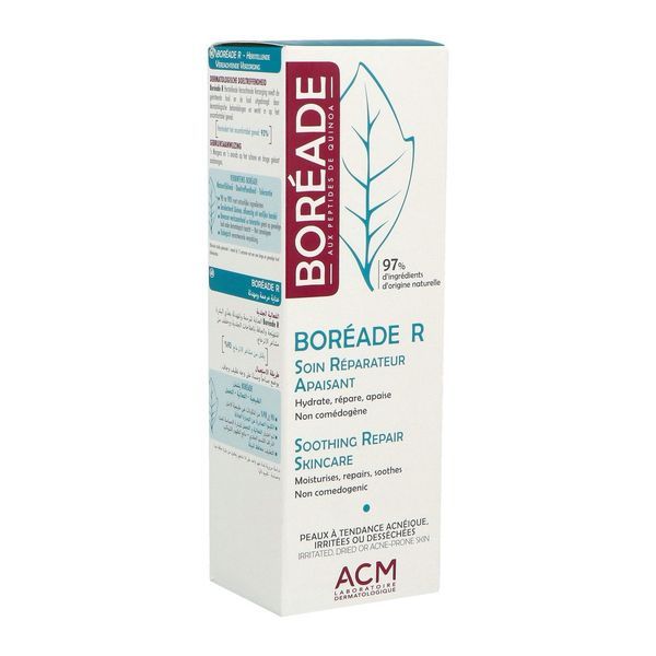 NOVIDERM BOREADE R SOIN REPARATEUR APAISANT Crème réparatrice apaisante aux peptides de quinoa, tube 40 ml