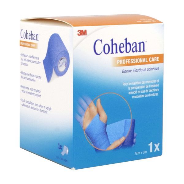 3M COHEBAN BLEU 7 CM X 3 M