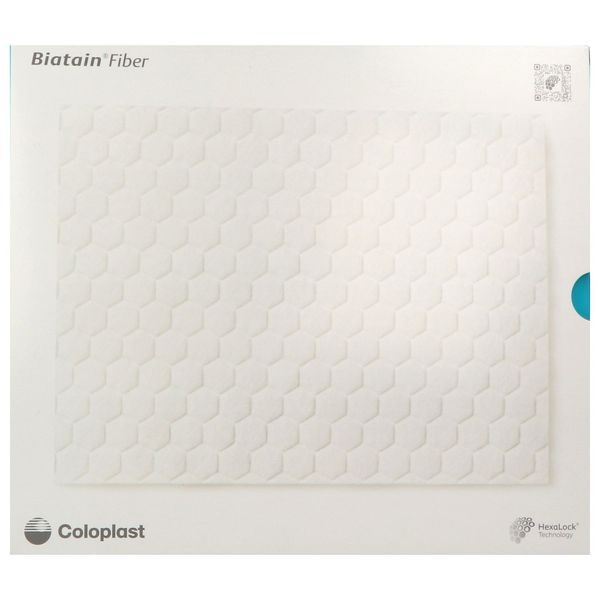 BIATAIN FIBER Pansement en fibre, très absorbant, stérile, 19 cm x 25 cm (ref. 3350701), bt 10