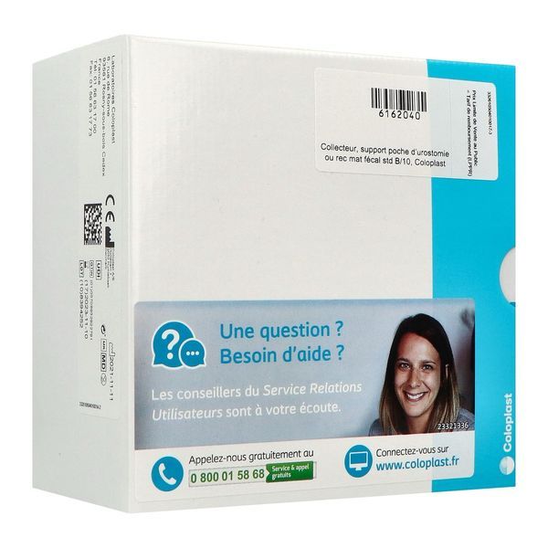 SENSURA MIO CLICK SUPPORT STANDARD Support porte-poche souple, système 2 pièces, 40 mm, découp de 25 mm à 35 mm (ref. 105040), bt 10