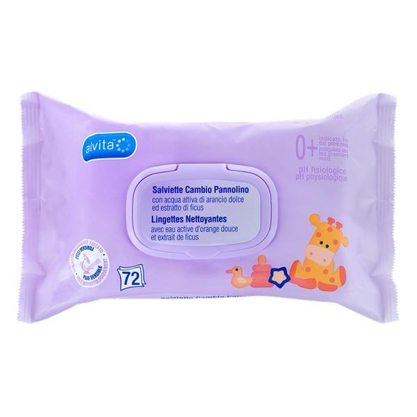 Alvita Lingettes Bebe Boite 72