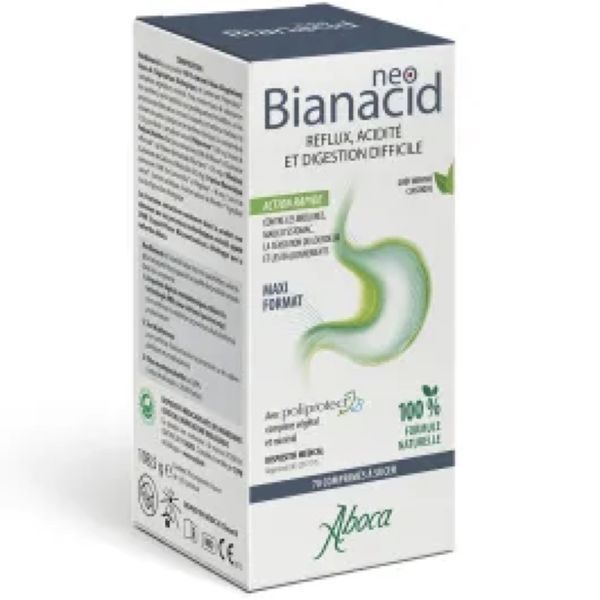 NEOBIANACID Comprimé à sucer, dispositif médical à visée digestive goût citron, Bte 70
