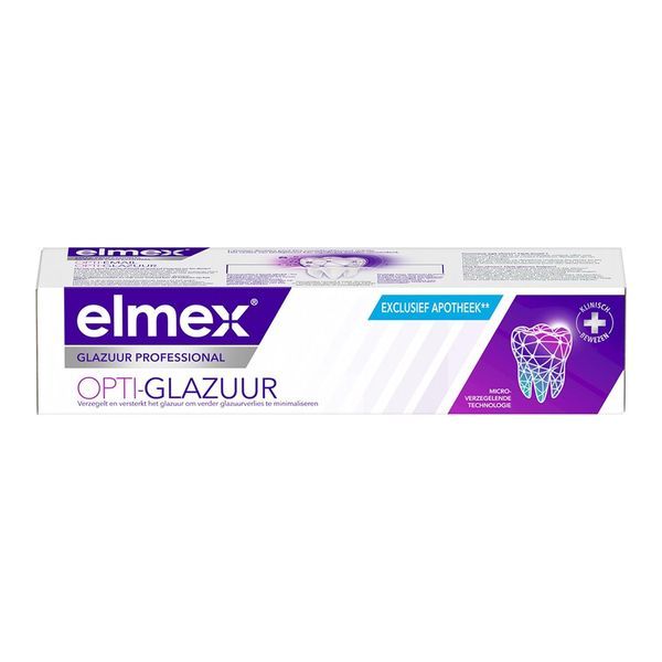 ELMEX PROFESSIONAL OPTI EMAIL HAUTE RESISTANCE Dentifrice fluoré haute résistance, tube 75 ml