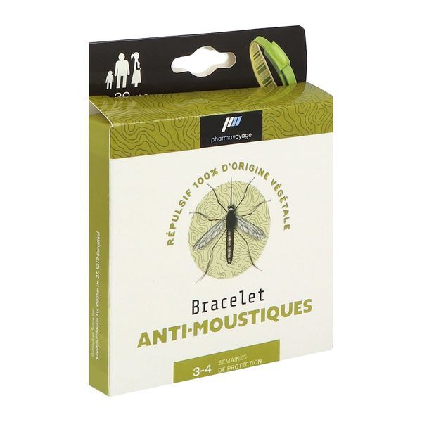 PHARMAVOYAGE BRACELET ANTI-MOUSTIQUE KAKI 1