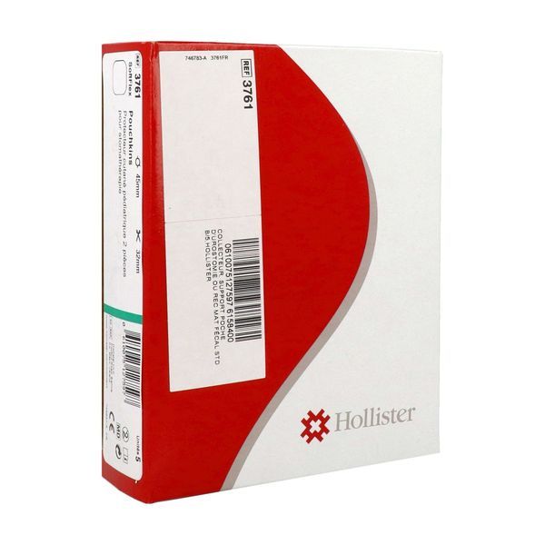 POUCHKINS SUPPORT Support porte-poche système 2 pièces, à découper, anneau flottant, bt 5