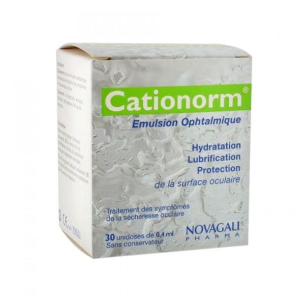 Cationorm emulsion ophtalmique 30 unidoses