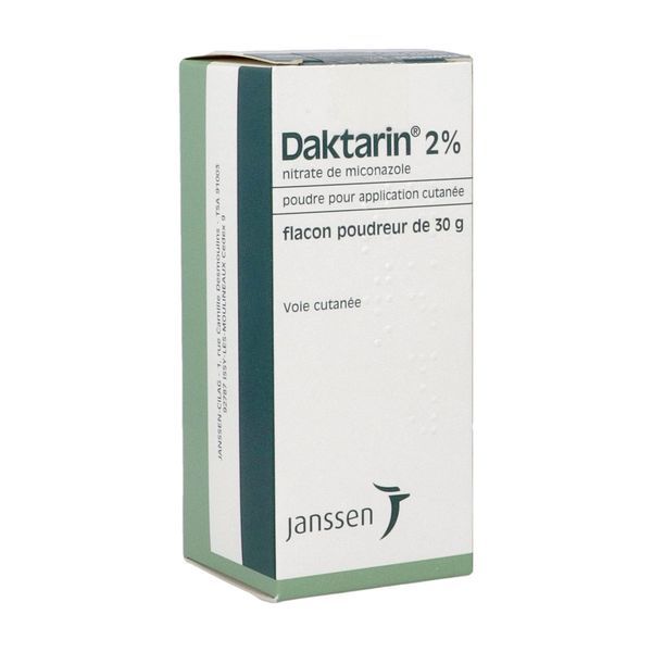 DAKTARIN (miconazole) poudre 30 g en flacon poudreur