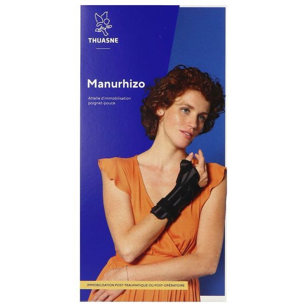 MANURHIZO Attelle de poignet pouce d'immobilisation, rigide, gauche, taille 4, unité