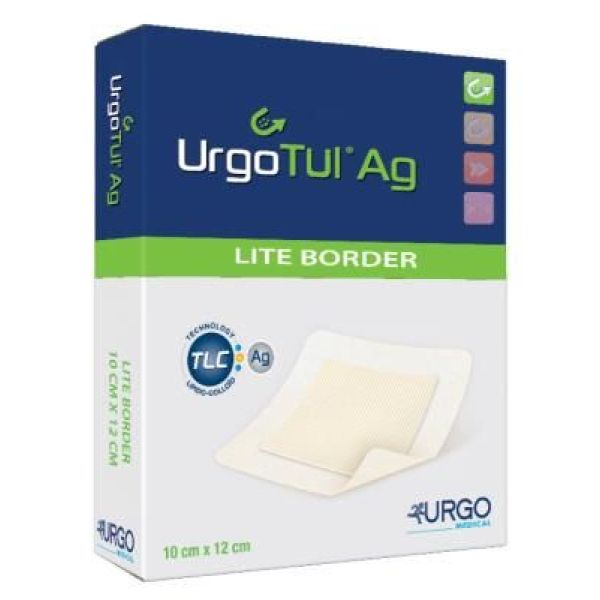 Urgotul Argent Lite Border Pansement 10*12 Cm 16