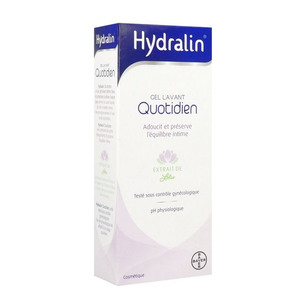 HYDRALIN QUOTIDIEN GEL LAVANT Gel lavant quotidien à l'extrait de lotus pour usage intime, fl 200 ml
