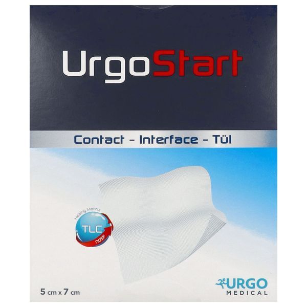 URGOSTART INTERFACE Interface lipido-colloïde souple imprégnée de TLC-NOSF, 5 cm x 7 cm, bt 16