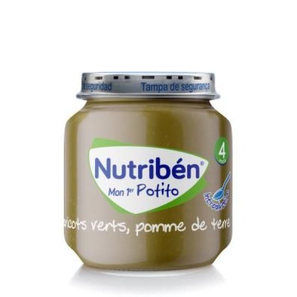 Nutriben Mon 1Ere Potito Haricots Verts Pomme De Terre Poudre Pot 120 G 1