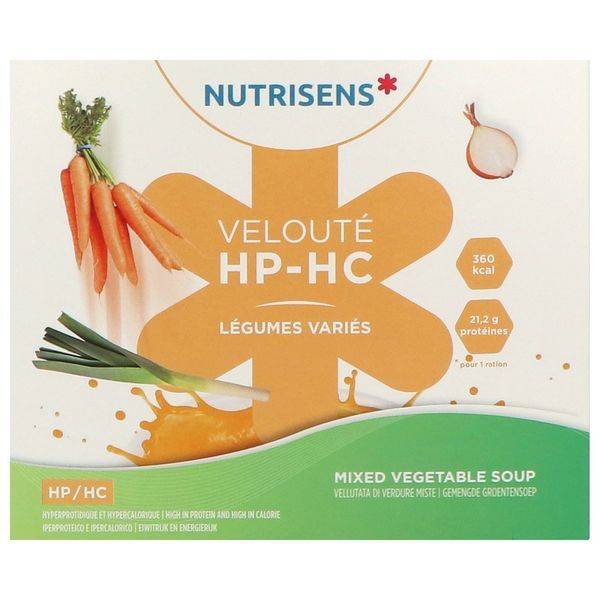 NUTRISENS VELOUTE HP HC Denrée alimentaire destinée à des fins médicales spéciales, légumes variés, sachet 4