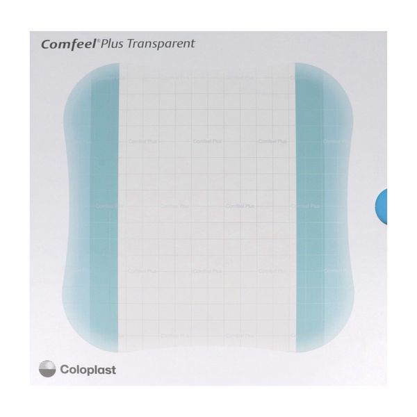 COMFEEL PLUS TRANSPARENT Pansement hydrocolloïde transparent, semiperméable, stérile, 18 cm x 18 cm (ref. 335180), bt 10