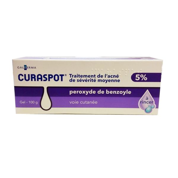 CURASPOT 5 % gel 1 tube(s) polyéthylène de 100 g