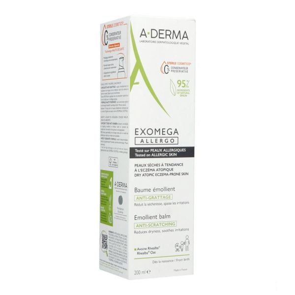 Exomega Control Creme Emolliente Cosmetique Sterile Flacon 200 Ml 1