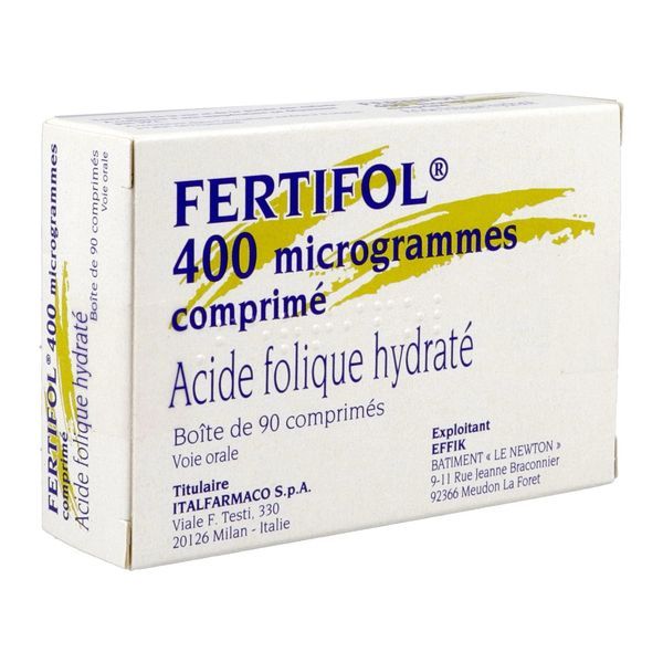 FERTIFOL Comprimé 400 µg, boîte 90