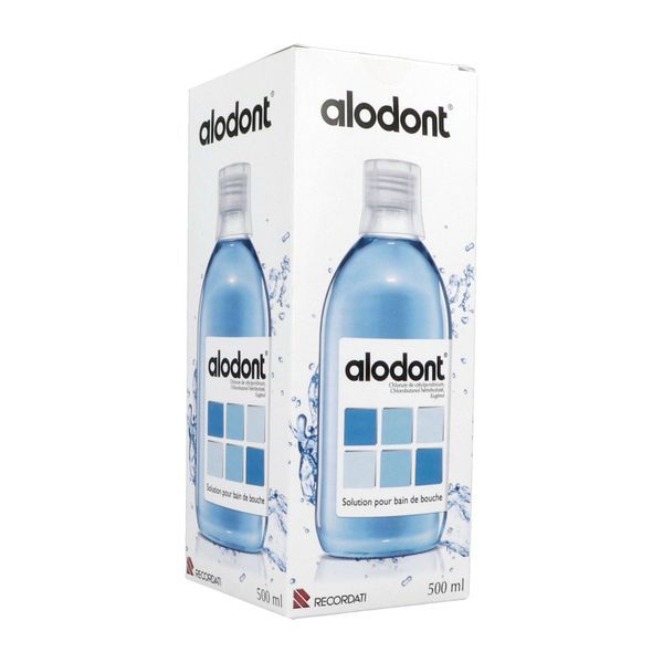 Alodont Solution Pour Bain De Bouche 1 Flacon(S) En Verre De 500 Ml Avec Gobelet(S) Doseur(S) Polypropylene