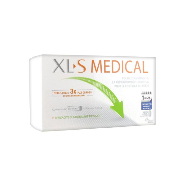 XL-S MEDICAL CAPTEUR DE GRAISSES BOITE DE 180 COMPRIMES