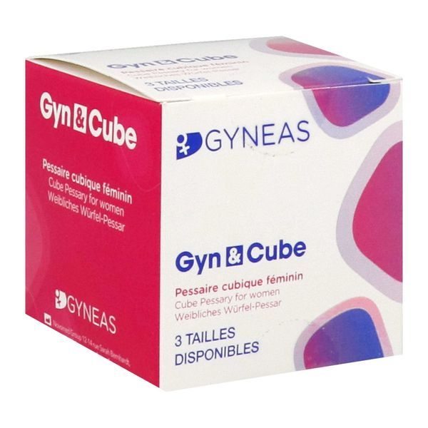 GYNEAS PESSAIRE GYN ET CUBE Pessaire cubique hypoallergénique, large (ref. 47290), unité