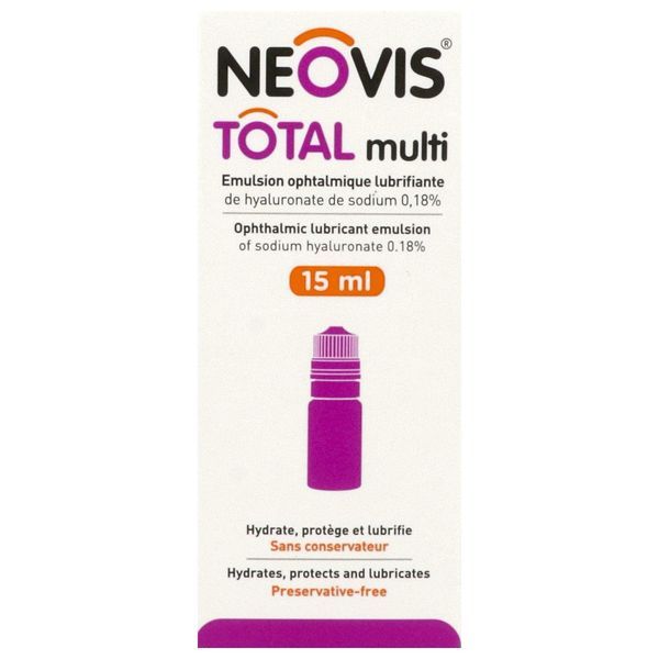 NEOVIS TOTAL MULTI Emulsion ophtalmique lubrifiante pour instillation oculaire, fl 15 ml