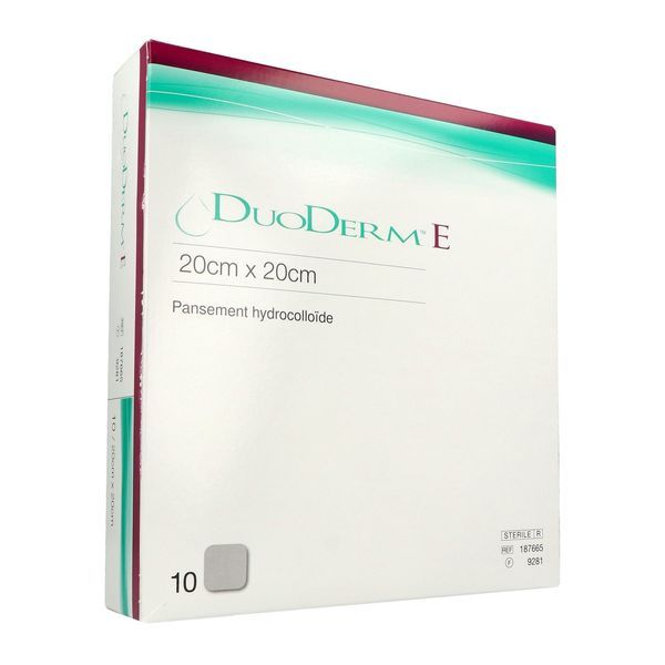 DUODERM E PANS HYDRO20X20 10 T