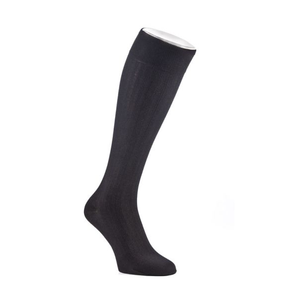 RADIANTE 2 STYL'COTON FINE JARFIX Bas jarret médical de compression classe 2, pour homme, anthracite, médium, taille 2, paire
