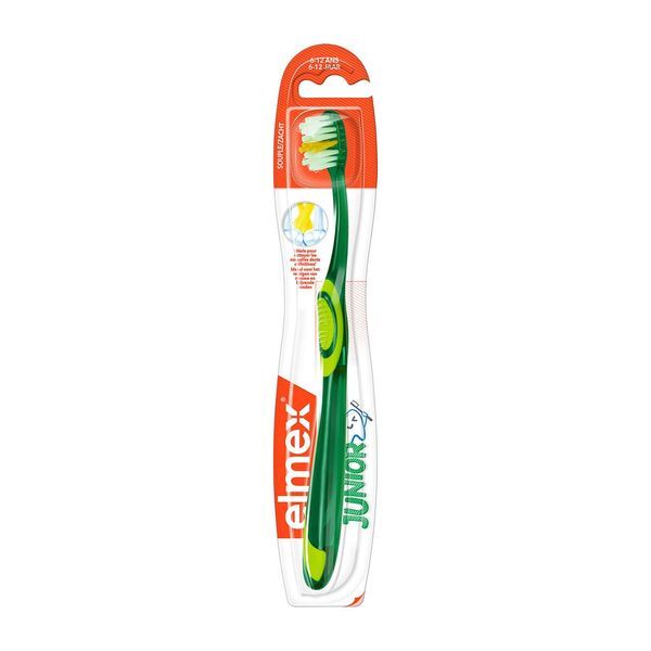 ELMEX JUNIOR BROSSE A DENTS Brosse à dents souple pour enfant, unité