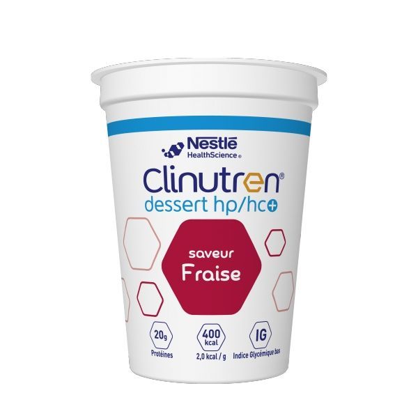 Clinutren Dessert Hp/Hc+ Saveur Fraise - Cup 200 G 4