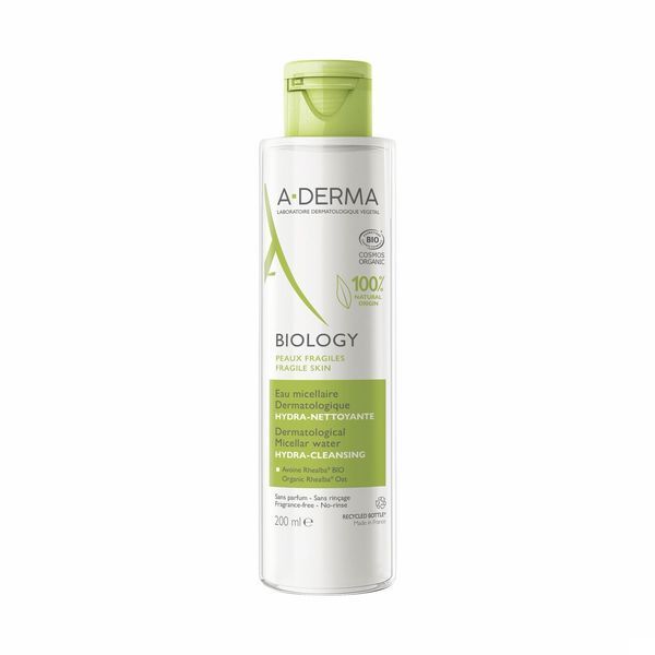 BIOLOGY EAU MICELLAIRE DERMATOLOGIQUE Eau micellaire hydra - nettoyante à l'avoine rhéalba bio, fl 200 ml