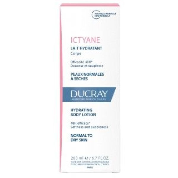 DUCRAY ICTYANE Lait hydratant corps peaux normales a seches 200ml