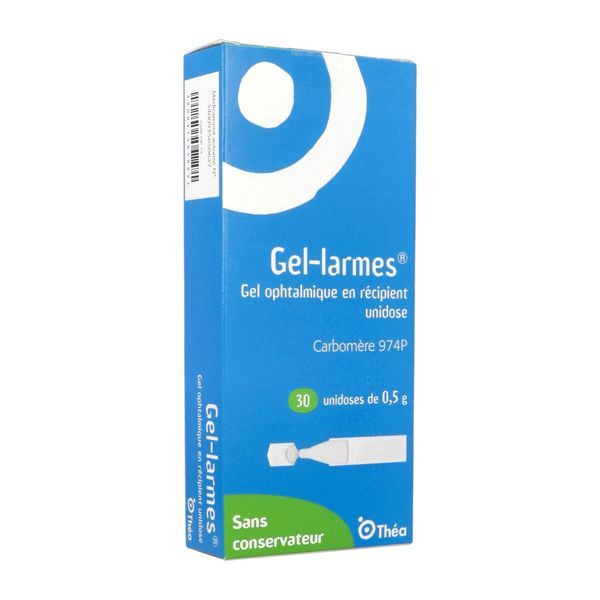GEL LARMES UNIDOSE Gel ophtalmique, boîte 30 récipients unidoses 0,5 g
