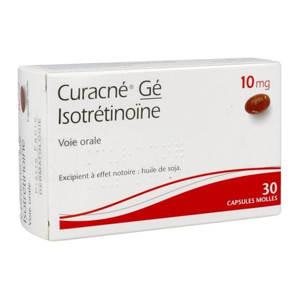 CURACNE GE 10 MG BOITE DE 30 CAPSULES
