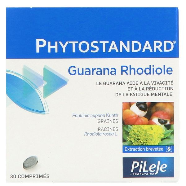 Pilège Phytostandard® - Guarana / Rhodiole 30 comprimés