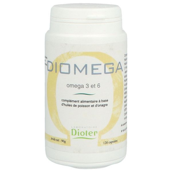 Diomega Huile D'Onagre+Huile De Poisson+Vit.E Capsule Pilul 120