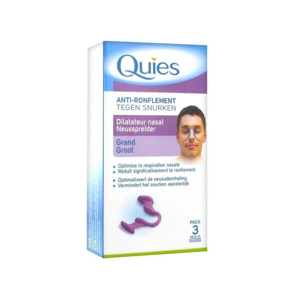 Quies Dilatateur Nasal Anti-Ronflement - Grande Taille 1