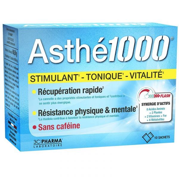 3C Pharma Asthe1000 - boîte de 10 sachets