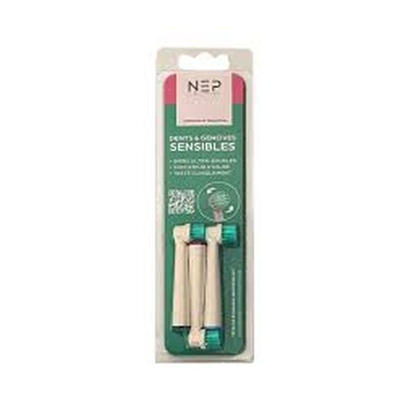 NEP TETE DE RECHANGE BROSSE A DENTS ELECTRIQUE SENSITIVE 3