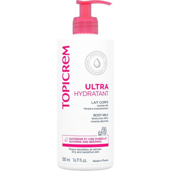 Topicrem Ultra Hydratant Lait Corps Fl Pomp 500 Ml 1