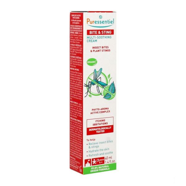 Puressentiel Creme Anti-Pique Multi Apaisante Adultes Bio Tube 40 Ml 1