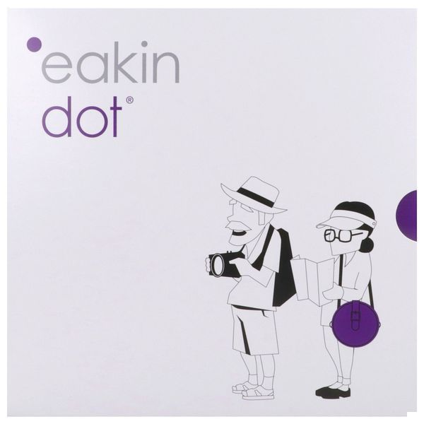EAKIN DOT SYSTEME 2 PIECES SUPPORT CONVEXE Support porte-poche convexe, système 2 pièces, à découper, anneau 60 mm (ref. 839820), bt 5