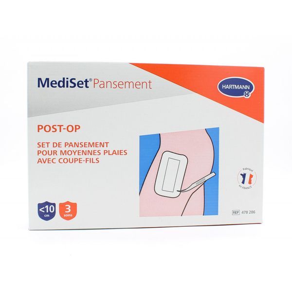 Mediset Pansement Post-Op Moyennes Plaies Set Boite 1