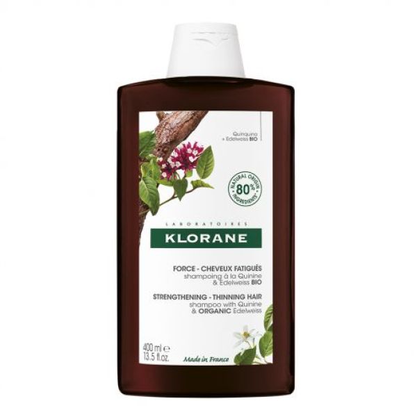 Klorane Shampooing A La Quinine Et A L'Edelweiss Bio Creme Tube 400 Ml 1