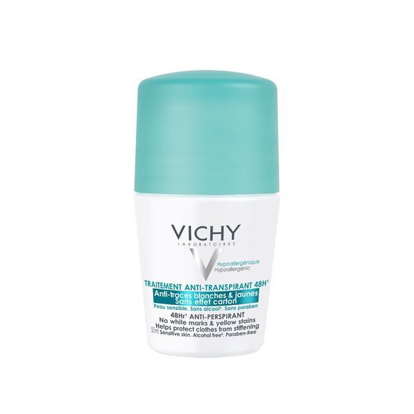 VICHY TRAITEMENT ANTITRANSPIRANT 48 H Roll'on déodorant traitement antitranspirant 48 H, fl 50 ml