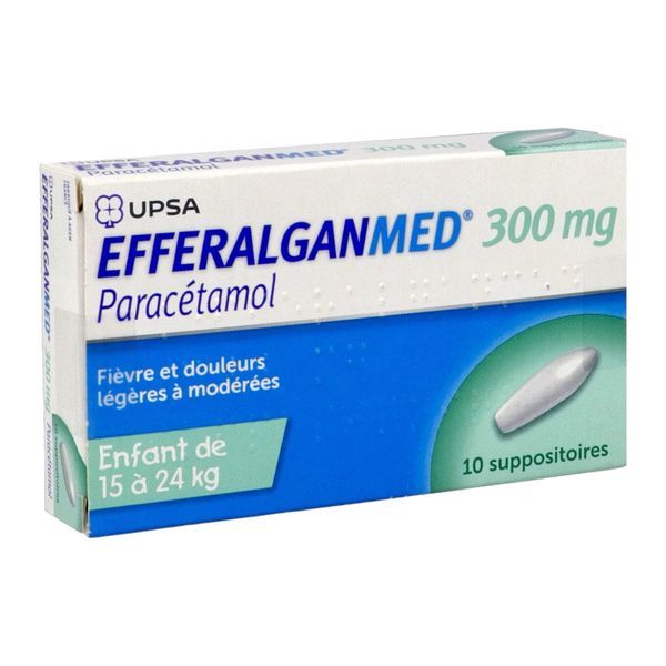 EFFERALGANMED Suppositoire 300 mg, boîte 10
