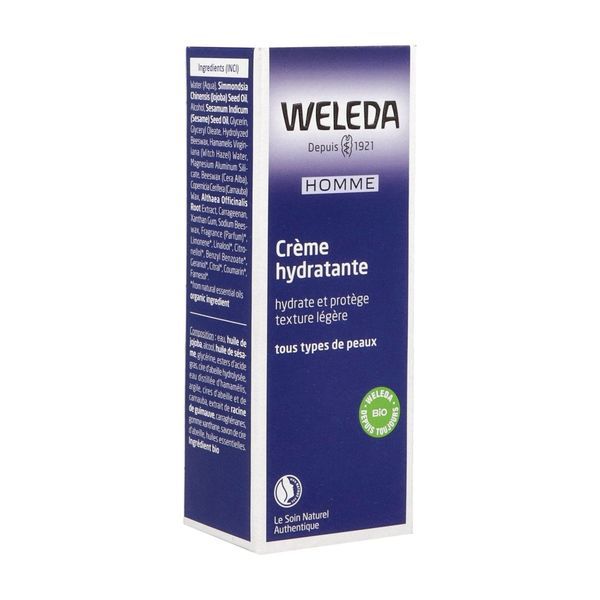 WELEDA HOMME CREME HYDRATANTE Crème hydratante bio, tube 30 ml